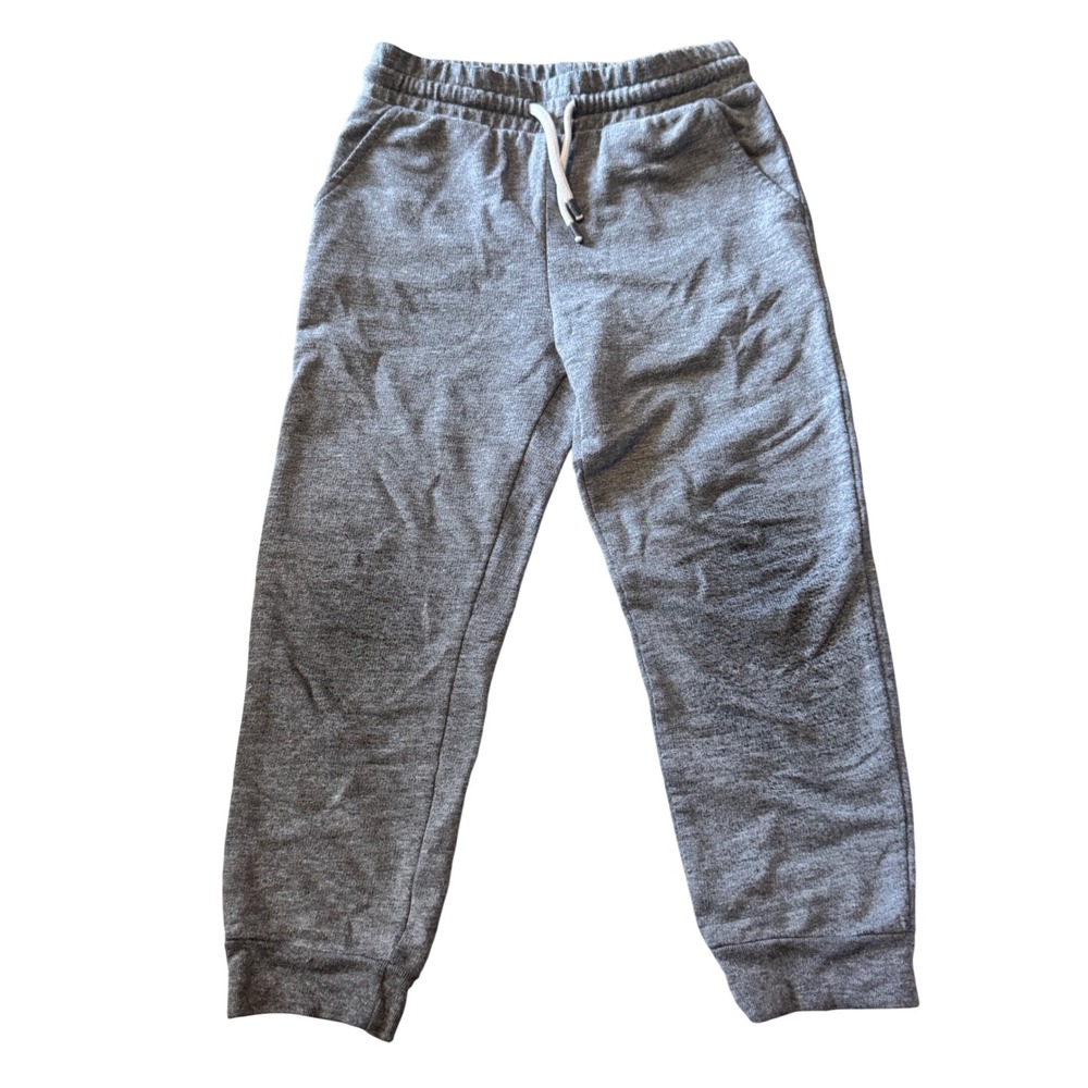 Okie Dokie Toddler 4T Heather Gray Fleece Jogger Sweatpants Drawstring Elastic